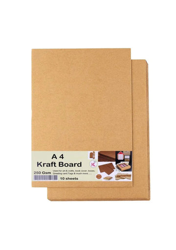 A3 Kraft Board 10 Sheet 250Gsm A3Kb10