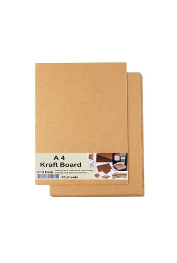 A4 Kraft Board 10 Sheet 250Gsm A4Kb10