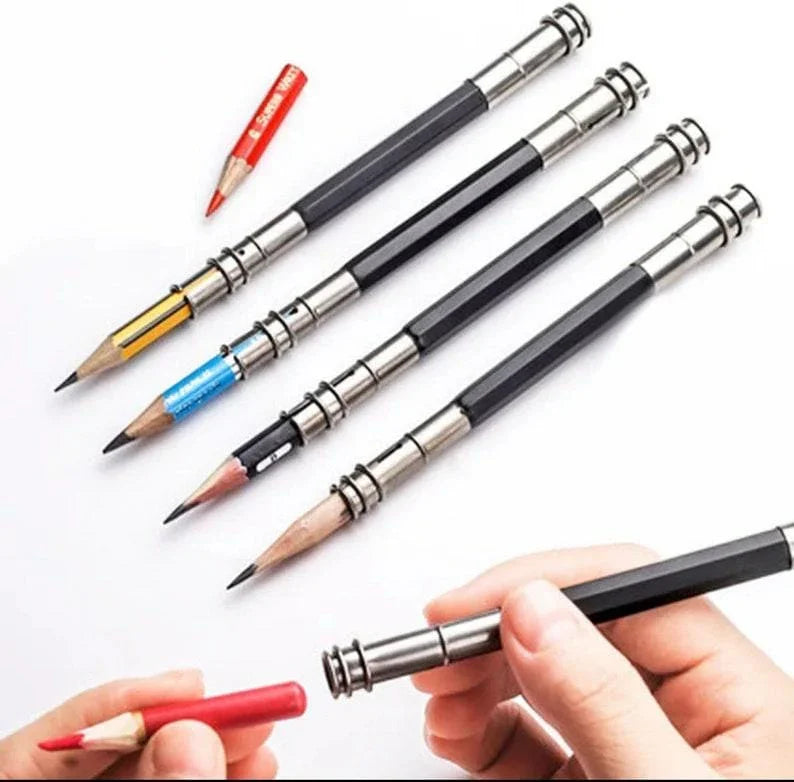 Pencil Extender/Lengthener with Metal Heads