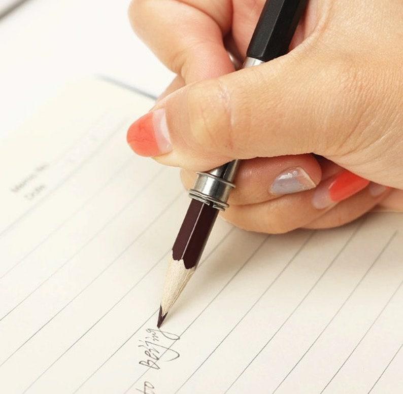 Pencil Extender/Lengthener with Metal Heads