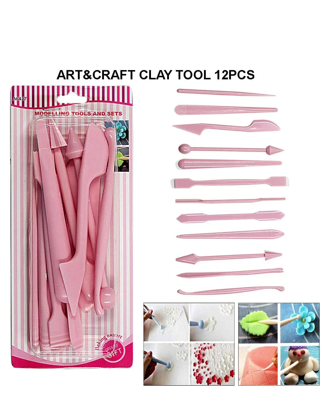 Art Clay Tool 12Pcs A6417 Raw4285