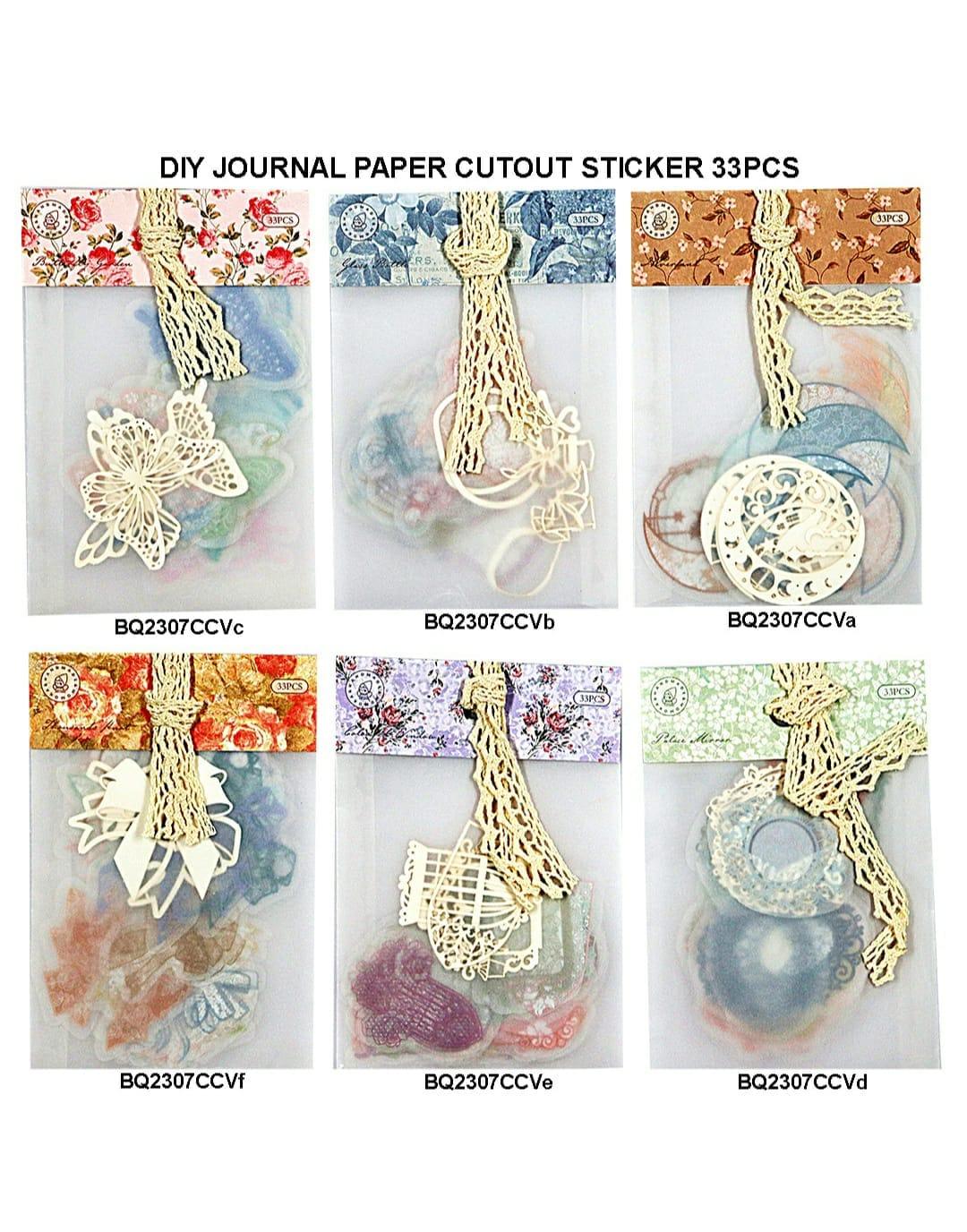Diy Journal Paper Cutout 33Pcs 149 Bq2307Ccv
