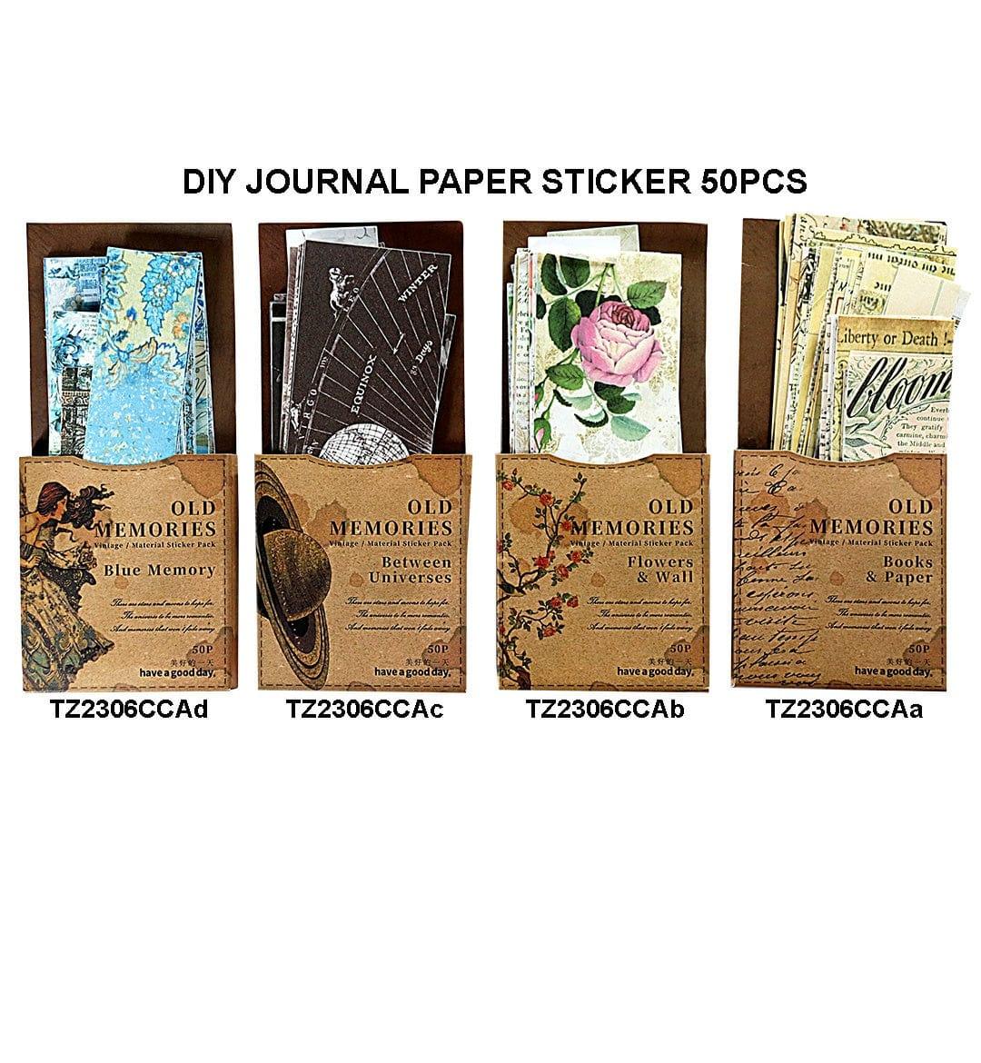 Diy Journal Paper Sticker 50Pcs 169 Tz2306Cca