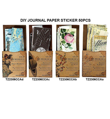 Diy Journal Paper Sticker 50Pcs 169 Tz2306Cca