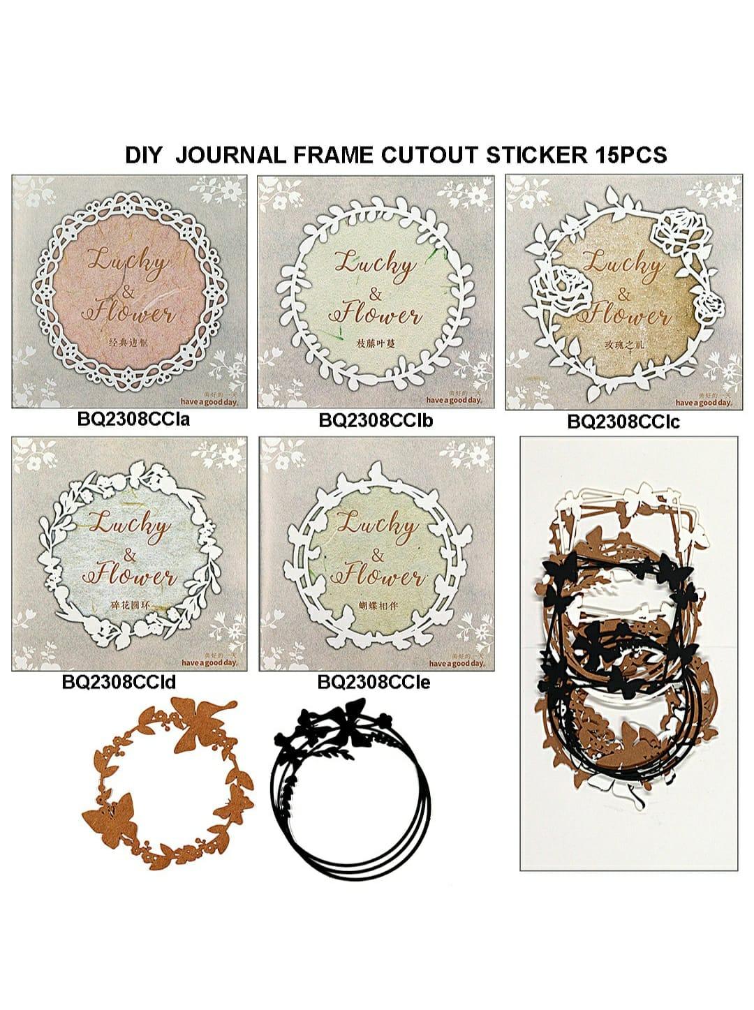 Diy Journal Frame Cutout 15Pcs 270 Bq2308Cci