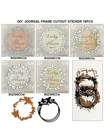 Diy Journal Frame Cutout 15Pcs 270 Bq2308Cci