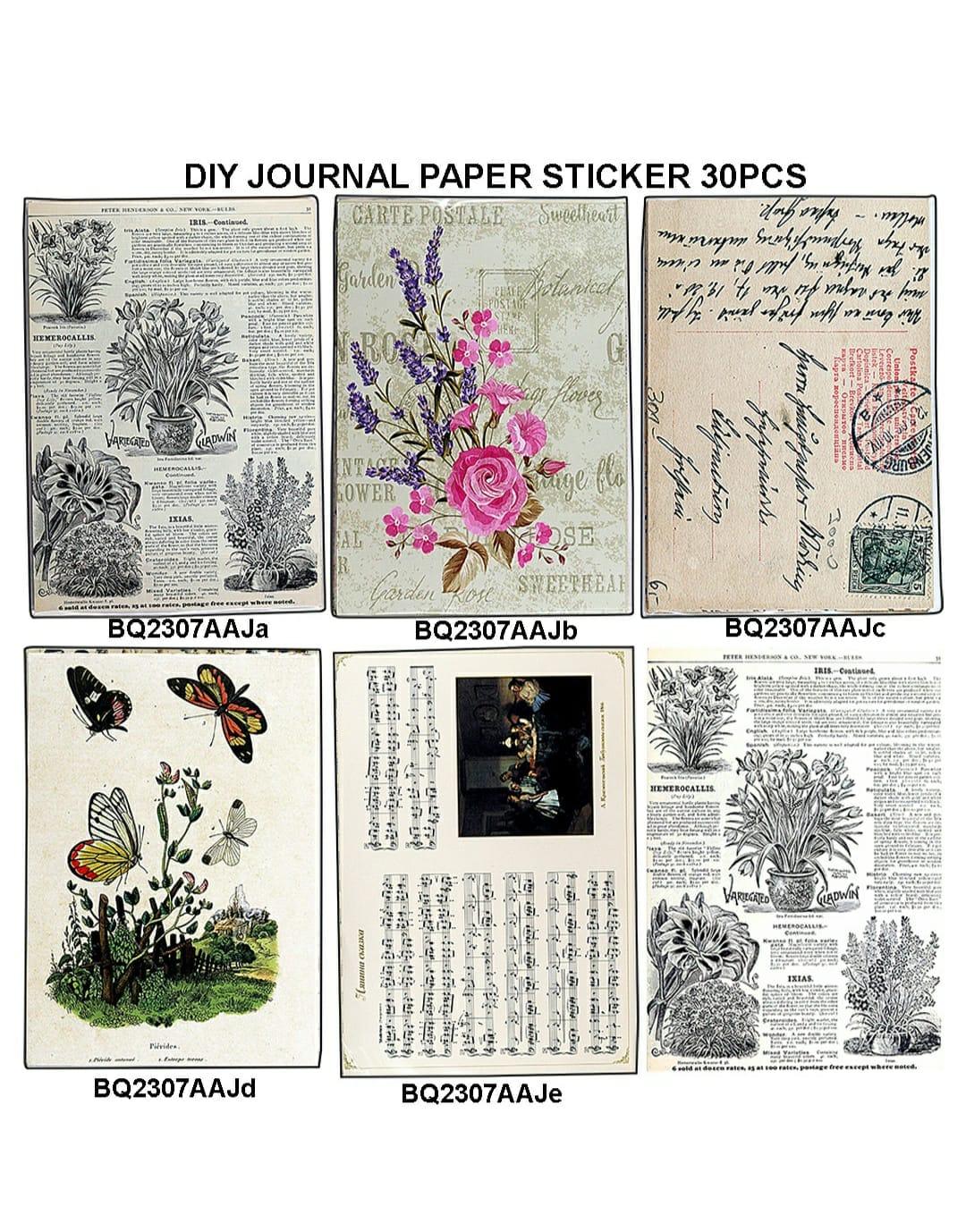 Diy Journal Paper 30Pcs 313 Bq2307Aaj