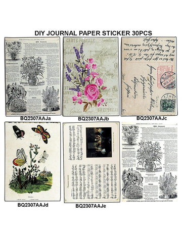 Diy Journal Paper 30Pcs 313 Bq2307Aaj