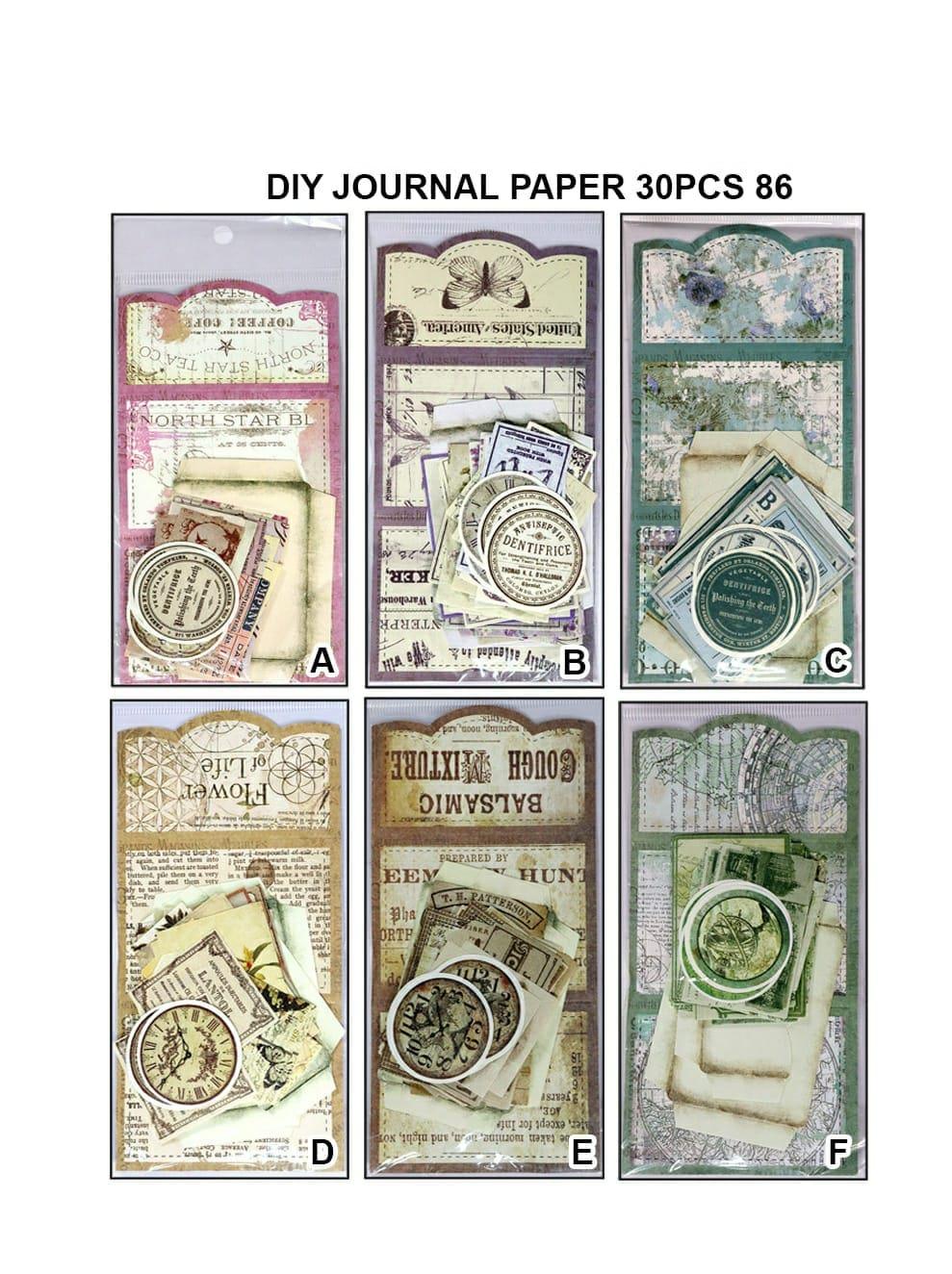Diy Journal Paper 30Pcs 86 Bq2303Zzb