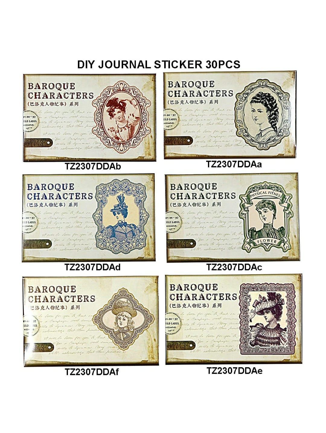 Diy Journal Sticker 30Pcs 310 Tz2307Dda