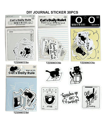 Diy Journal Sticker 30Pcs 323 Tz2306Ccs