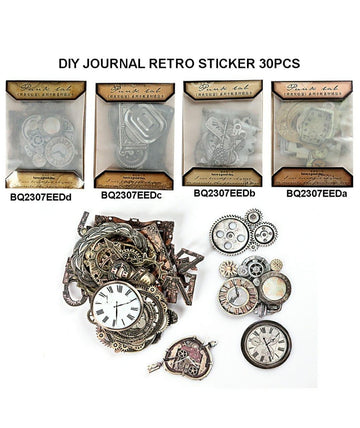 Diy Journal Retro Sticker 30Pcs 192 Bq2307Eed