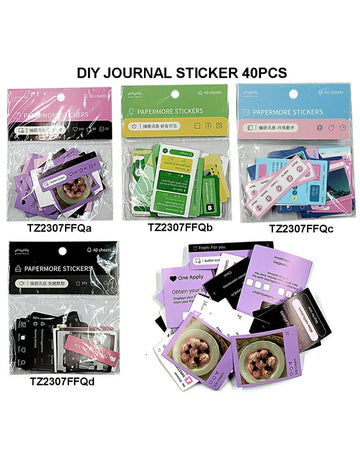 Diy Journal Sticker 40Pcs 215 Tz2307Ffq