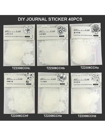 Diy Journal Sticker 40Pcs 231 Tz2306Cch