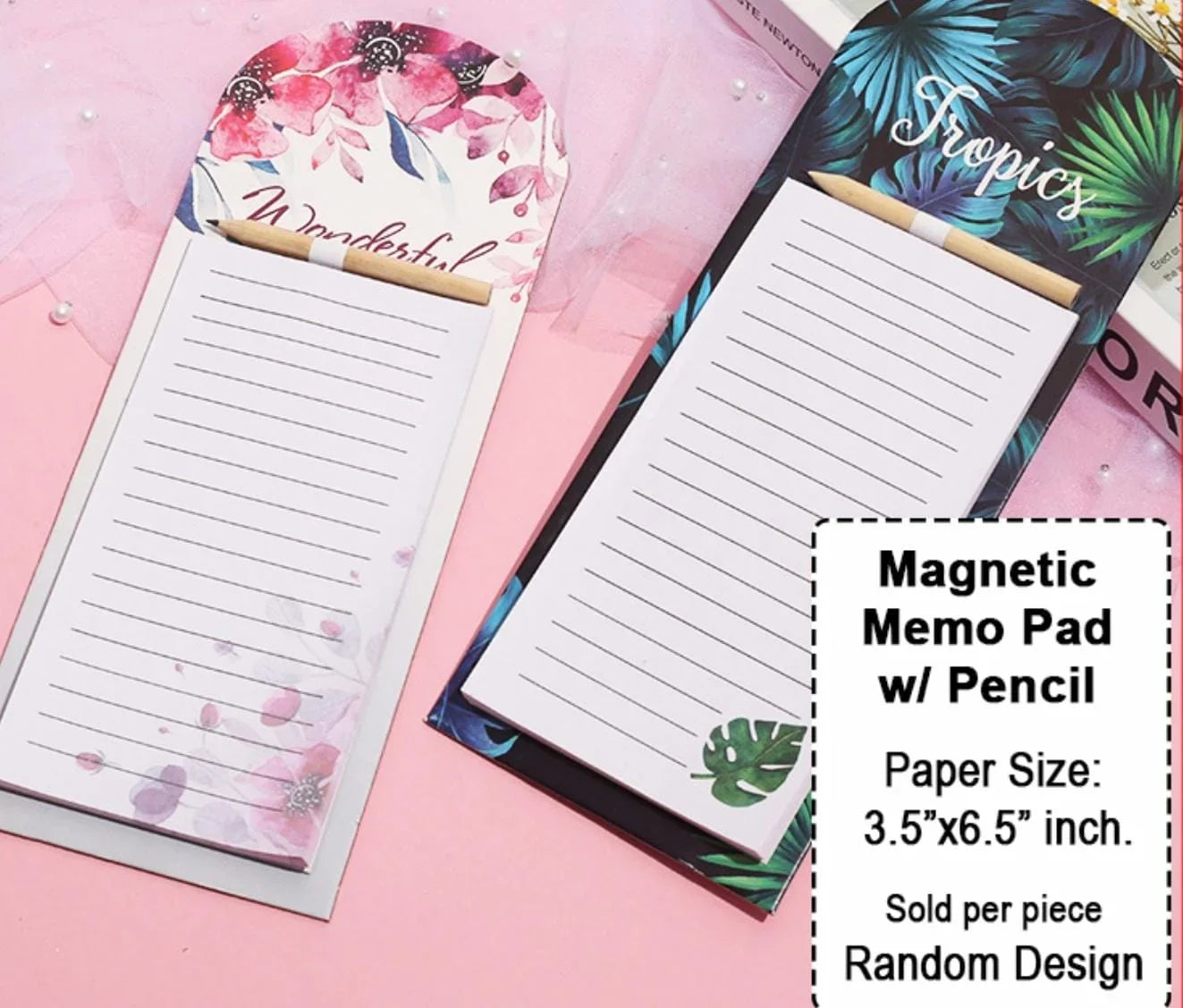 Mg6304 Magnetic Planner With Pencil 27X10.5Cm