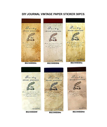 Diy Journal Vintage Paper Book 30Pcs 186 Bq2308Ddh