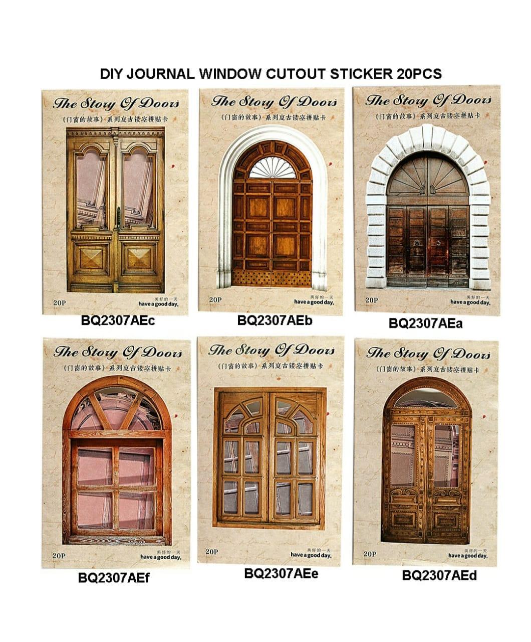 Diy Journal Window Cutout 20Pcs 223 Bq2307Aae
