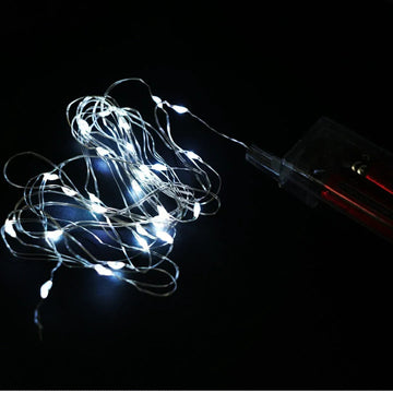 Fairy Lights Led Taar 3Mtr X 2Aa White Raw1435-We