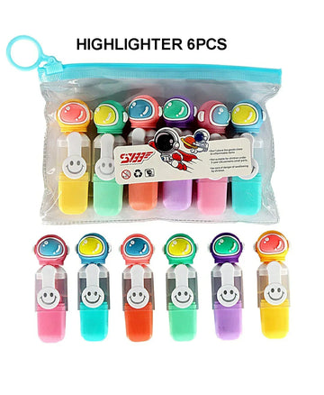 Highlighter 6Pcs Raw-4306