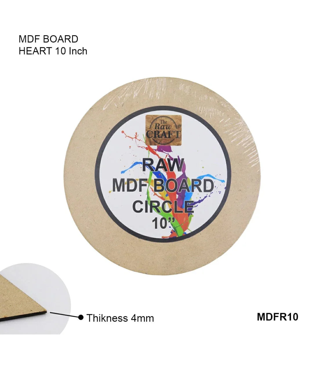 Mdf Cutout Round 10Inch Mdfr10