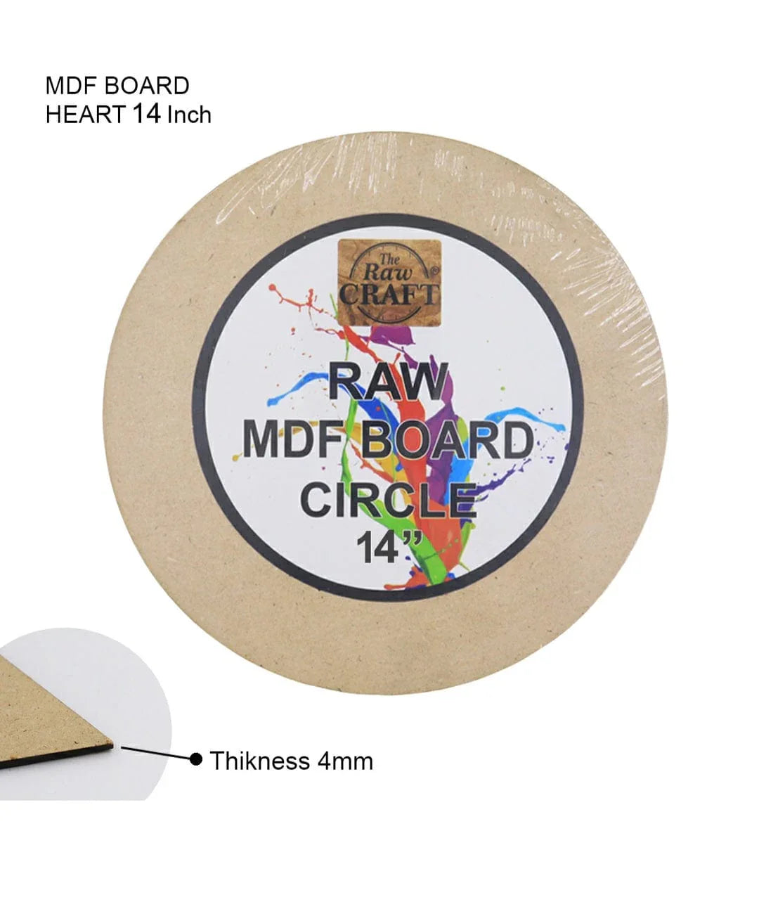 Mdf Cutout Round 14Inch Mdfr14