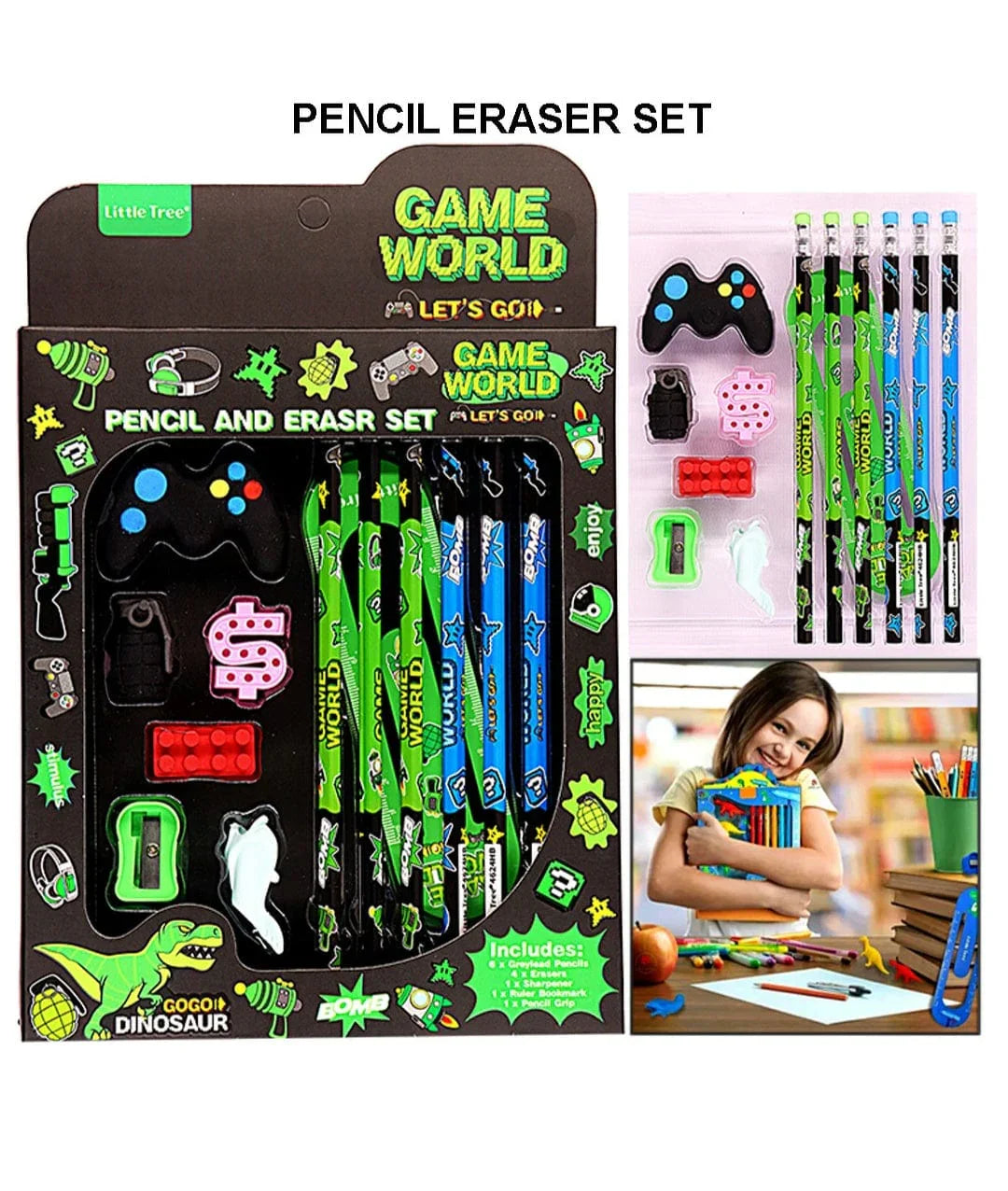 Pencil Eraser Set Gp8035E