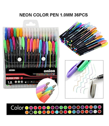 Neon Color Pen 1.0Mm 36Pcs Hg6107-36 Cq905-36