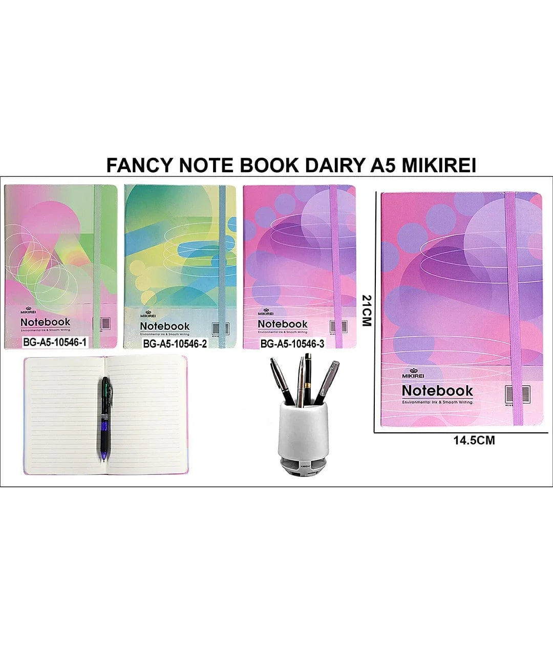 Note Book Dairy A5 Mikirei A5-10546