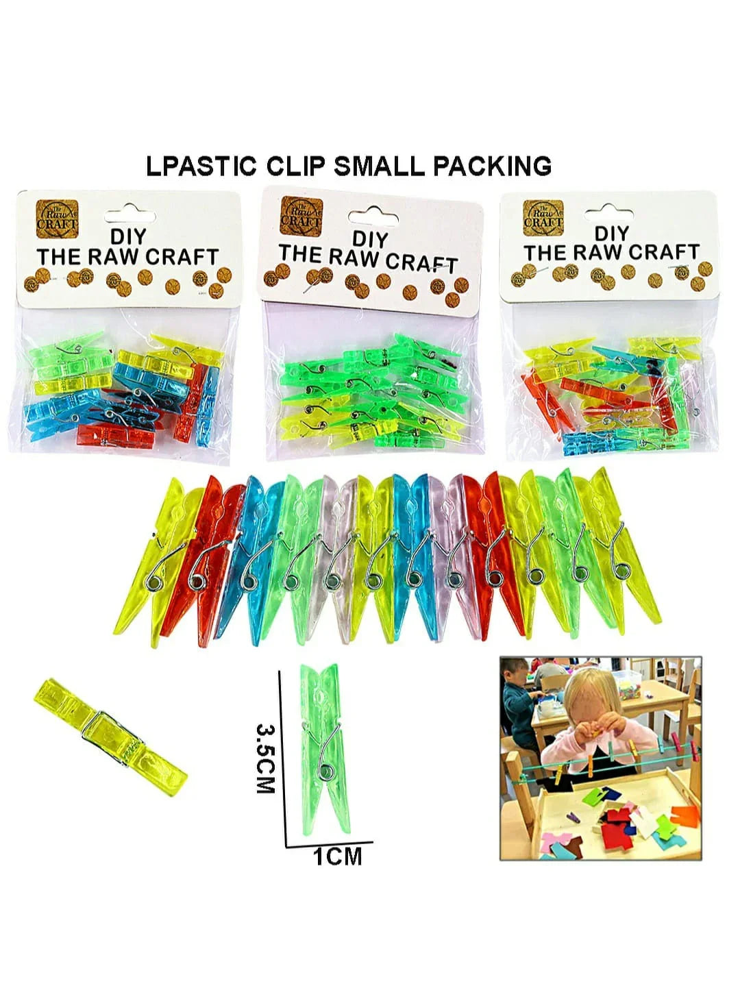 Plastic Clip Small Packing 004545Pl
