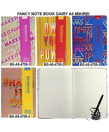 Note Book Dairy A5 Mikirei A5-4708