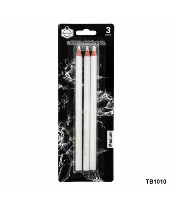 White Charcoal Pencil 3Pcs Raw1246 Tb-1010 5003