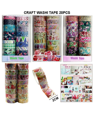 Washi Tape 20Pcs Raw4120