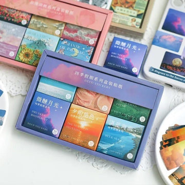 (300 pcs) Premium washi collage stickers for Journals| Journaling and scrapbooking sticker