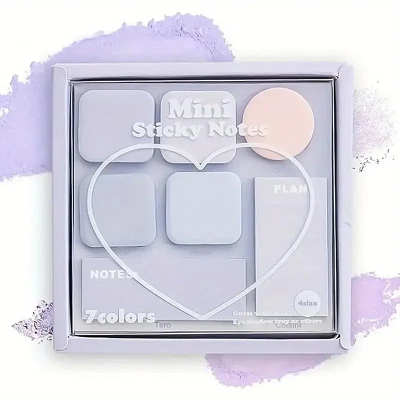 Pastel dreamy sticky notes box  I To do list planner notes I 210 Sticky Notes Sheets
