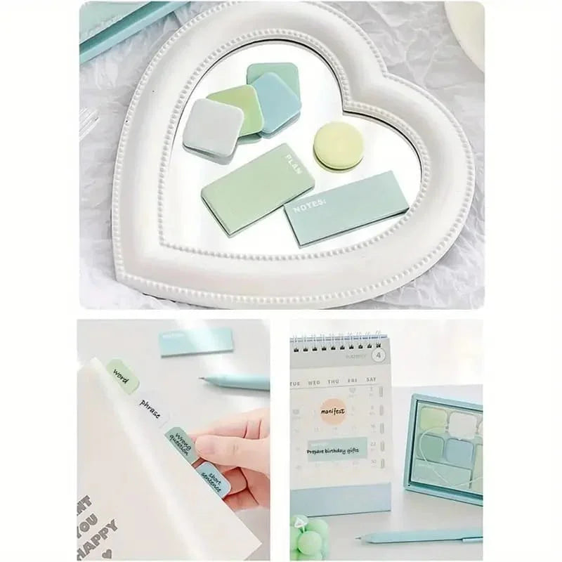 Pastel dreamy sticky notes box  I To do list planner notes I 210 Sticky Notes Sheets