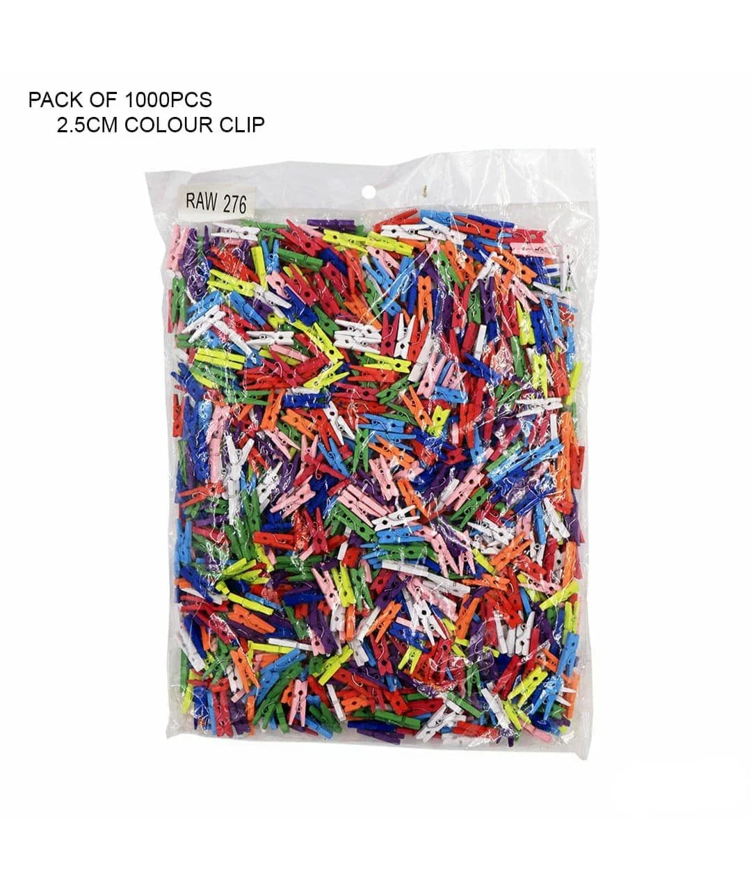 Wooden Clip Small 2.5Cm Colour 1000Pcs Raw276