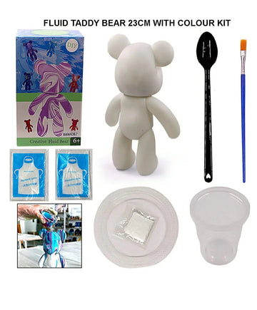 Fluid Taddy Bear 23Cm With Colour Kit Raw4367