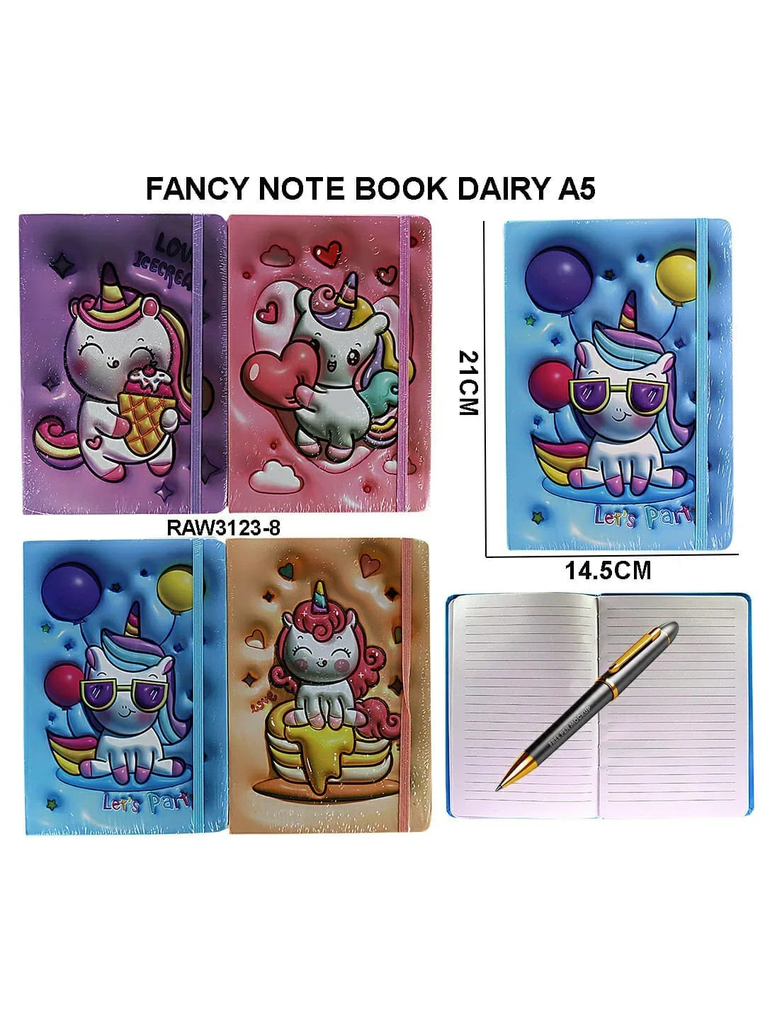 Note Book Dairy A5 Mikirei A5-5438