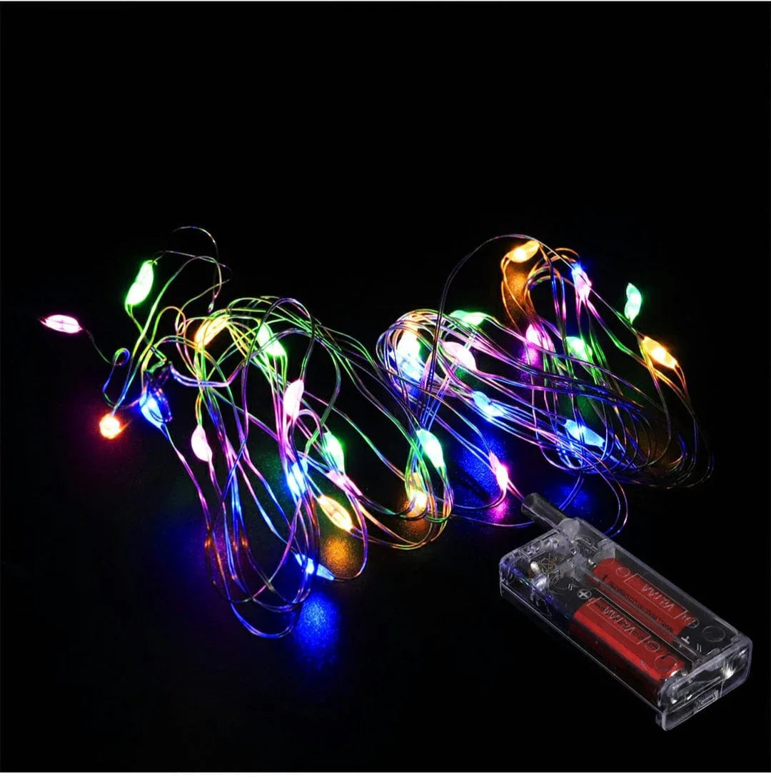 Fairy Lights Led Taar 3Mtr X 2Aa Multi Raw1435-Mc