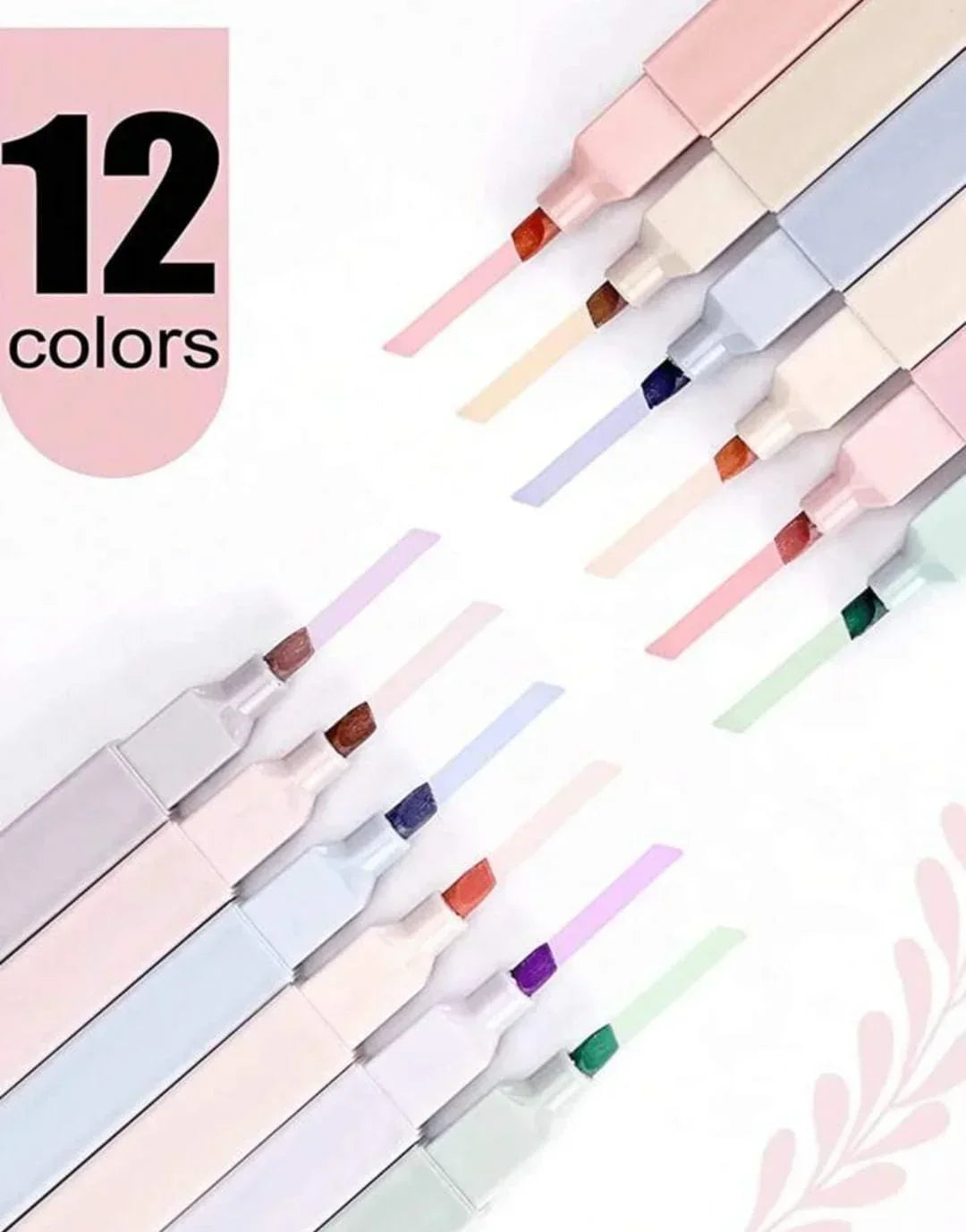 ( ) Oecac Morandi Highlighter and midliners | Journaling highlighters l Pack of 6