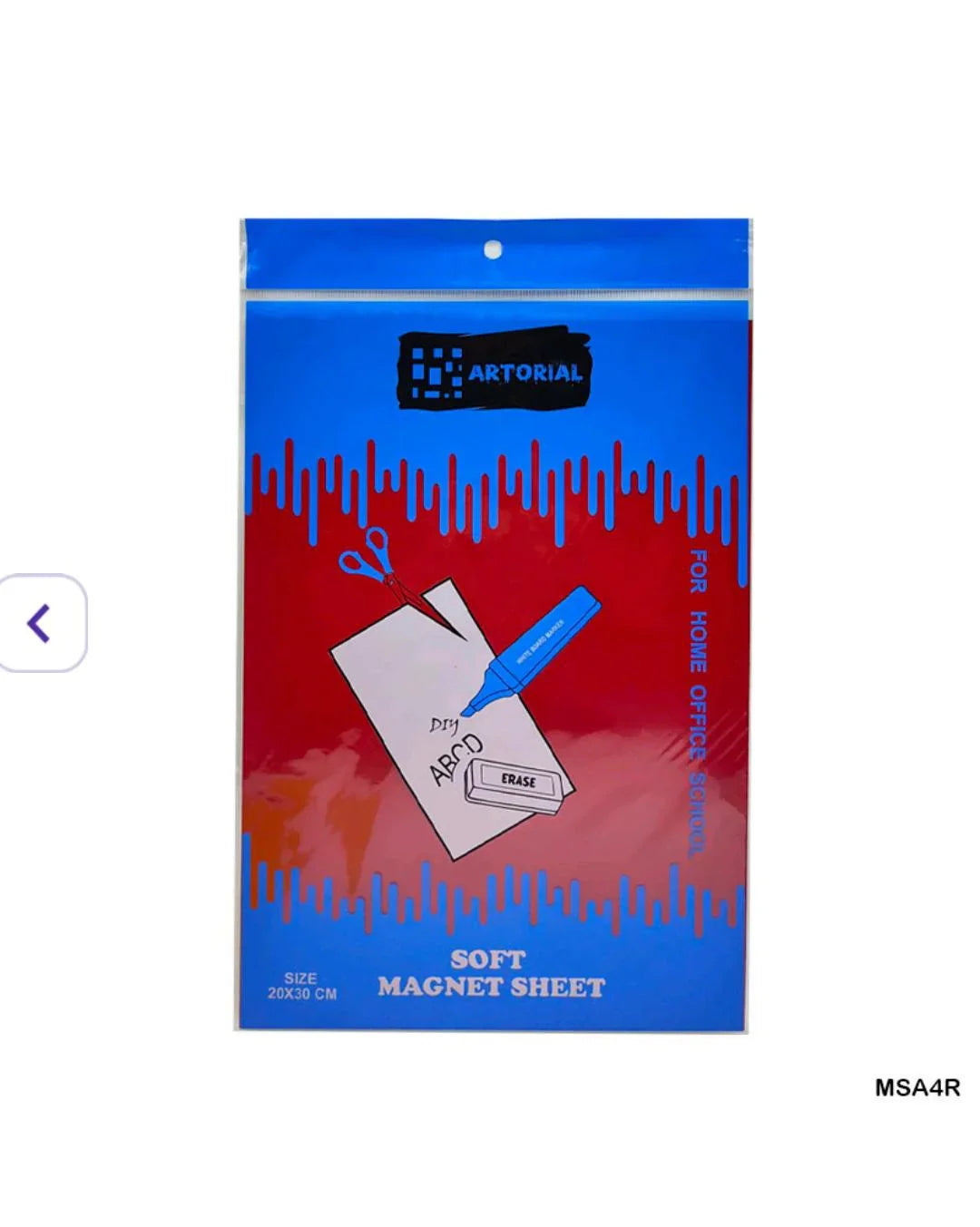 Magnet Sheet A4 Red (Msa4R)