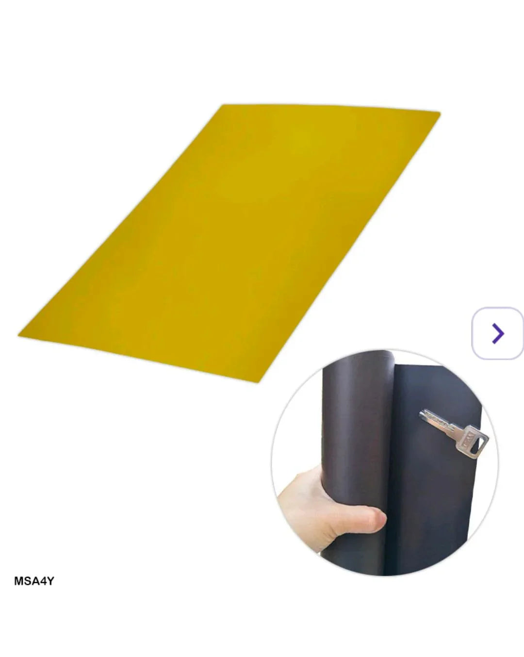 Magnet Sheet A4 Yellow (Msa4Y)