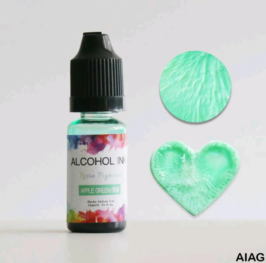 Alcohol Ink 10Ml Apple Green (Aiag)