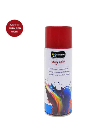 Asprr Artorial Spray Paint Ruby Red 450Ml