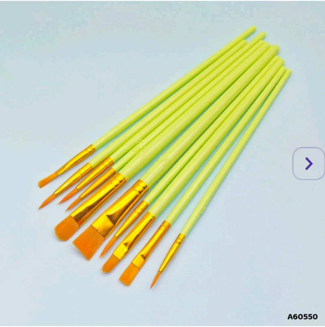 A60550 10Pc Art Brush Set