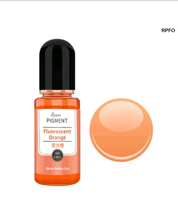 Resin Pigment (Rpfo) 10Ml Fluorescent Orange Bk
