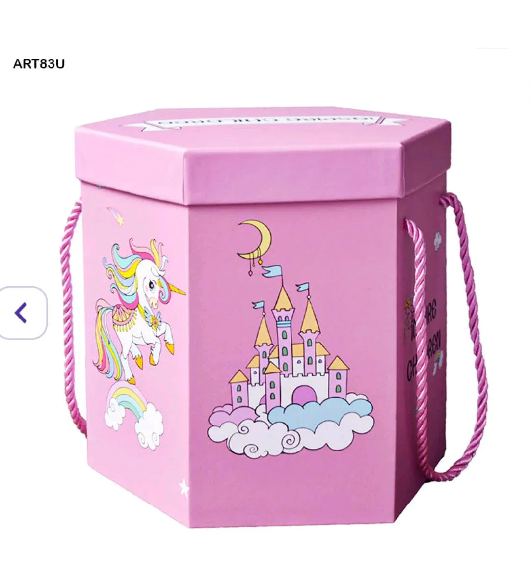 Art Color 83Pc Hexagon Unicorn Art83U