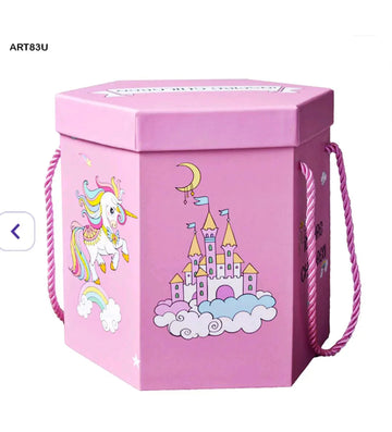 Art Color 83Pc Hexagon Unicorn Art83U