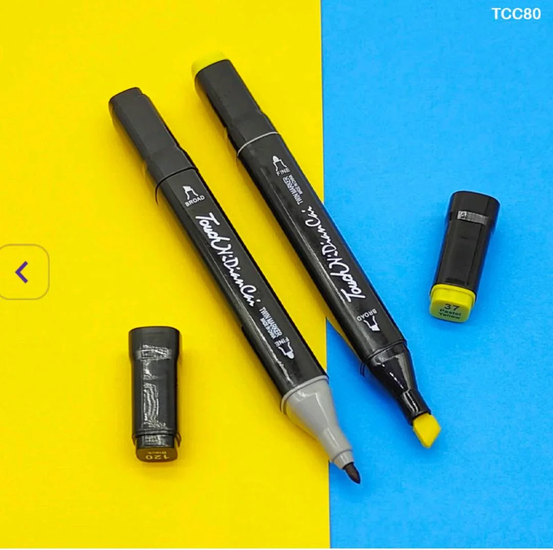 Touch Marker  80 Tcc80 Black Pouch