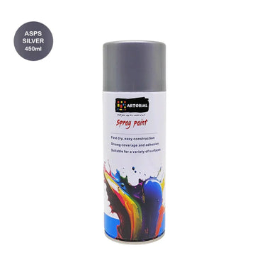 Asps Artorial Spray Paint Silver 450Ml